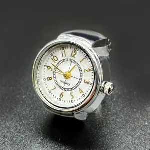 Relojes de dedo anillos simples para hombres y mujeres