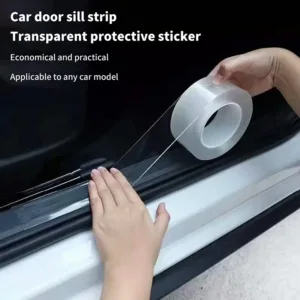 Película Protectora Transparente Para Borde De Puerta De Coche