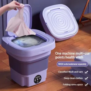 Lavadora Plegable De 8L: La Solución Compacta Para Tu Ropa