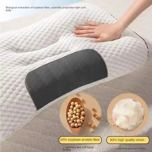 Almohada Para Proteger La Vértebra Cervical Para Ayudar A Dormir