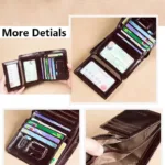 Billeteras De Cuero Genuino Con Bloqueo Para Hombre