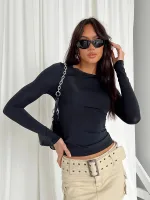 Camisetas Informales De Manga Larga Para Mujer: Estilo Y Comodidad En Una Prenda
