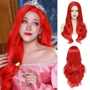 Impactante Peluca Roja de Moda para Mujer: ¡Destaca con Estilo!