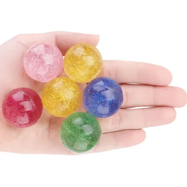 Pelota Hinchable Con Brillos Juguetes Para Niños Niñas