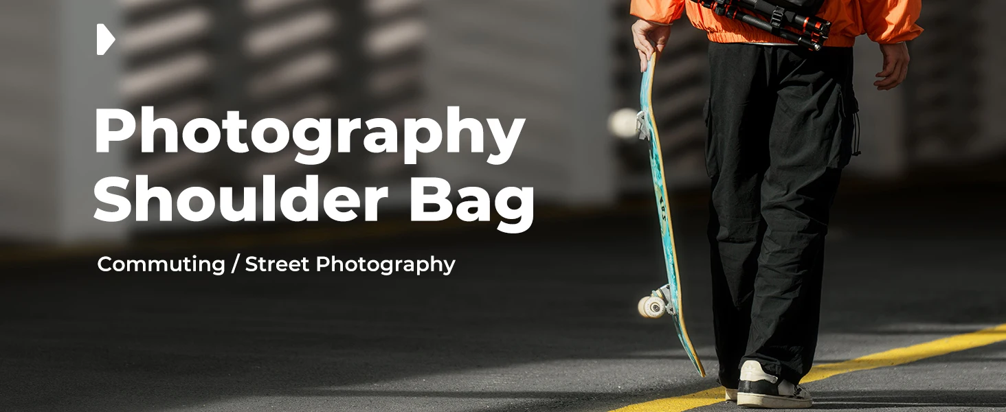 Bolso De Hombro K &Amp; F Concept: La Compañera Perfecta Para Fotógrafos En Aventuras Con Canon, Nikon, Sony Y Dji - Ligero Y Espacioso (10L)