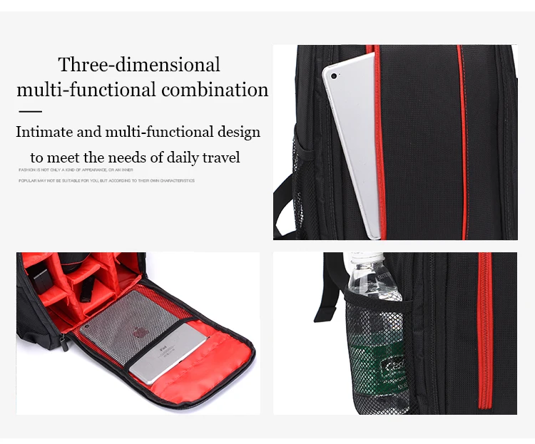 &Quot;Explora El Mundo Con Estilo: Mochila Impermeable Multifuncional Para Cámaras Dslr&Quot;