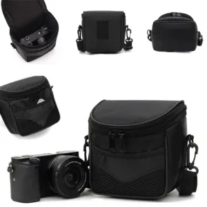 Elegante Funda de Cámara DSLR: Estuche Compacto de Hombro para Teleobjetivo DV, Perfecto para Canon, Nikon y Sony, Ideal para Mujeres Aventureras.
