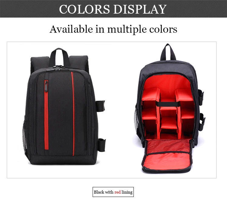 &Quot;Explora El Mundo Con Estilo: Mochila Impermeable Multifuncional Para Cámaras Dslr&Quot;