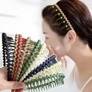 Diademas Onduladas De Color Sólido: Estilo Y Elegancia