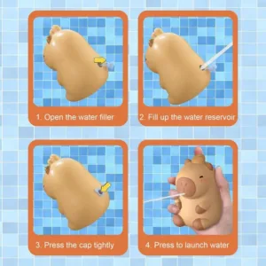 Pistolas de agua en forma de Capybara para niños