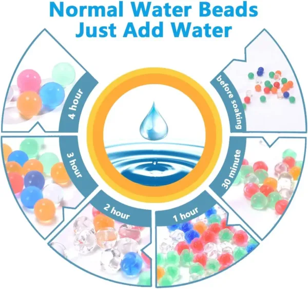 Cuentas De Agua De Cristal En Forma De Perla