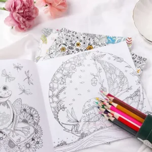 Cuadernillo Para Colorear De 24 Páginas Para Niños Y Adultos