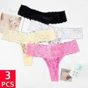 Bragas Florales De Encaje Para Mujer
