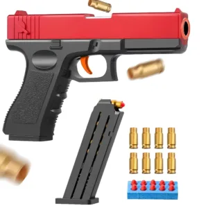 Pistola de juguete con balas suaves, flardos EVA de espuma
