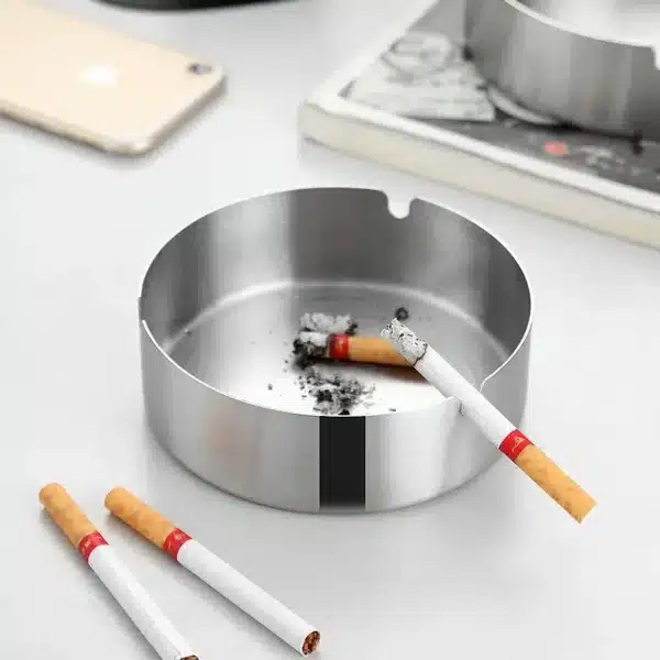 Cenicero De Madera Con Tapa Fácil De Limpiar