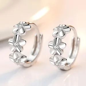 Pendientes de Aguja de Plata de Ley 925 para Mujer